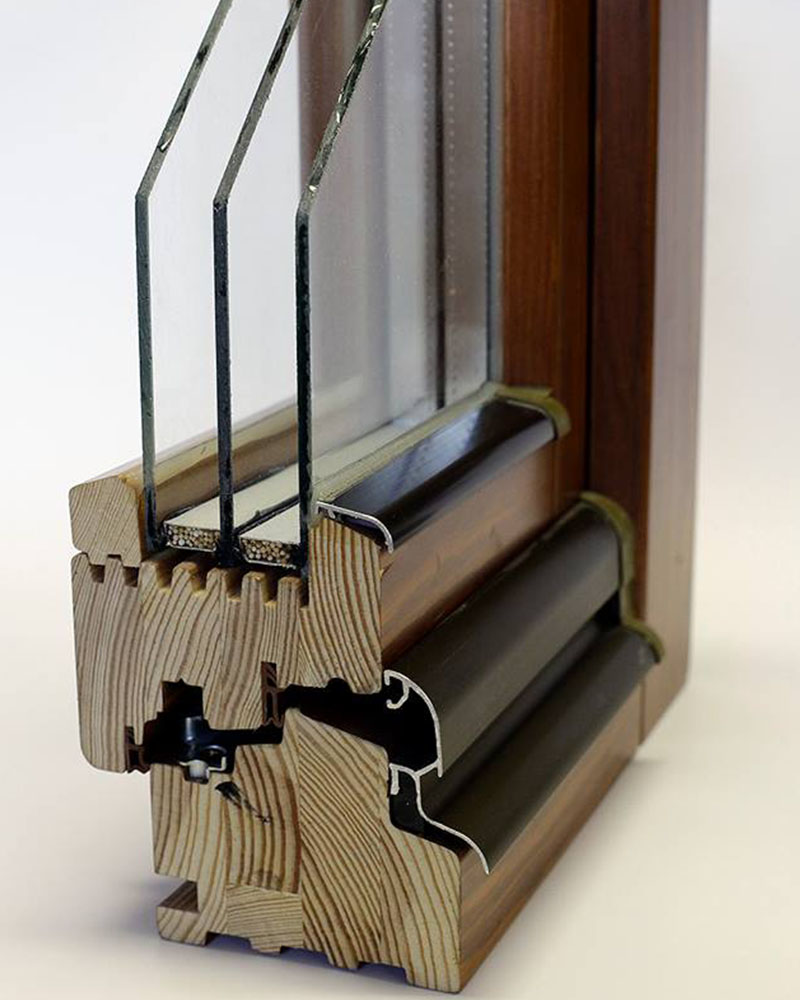 Ablak profil metszet